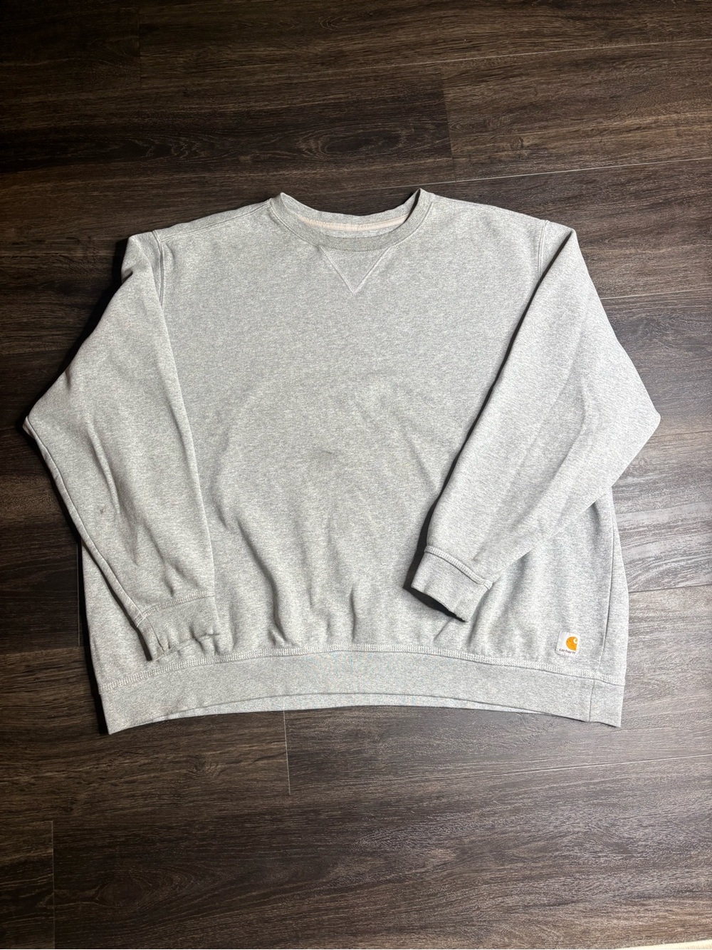 Carhartt Mens Original Fit Midweight Crewneck Sweatshirt Heather Gray 3XL
